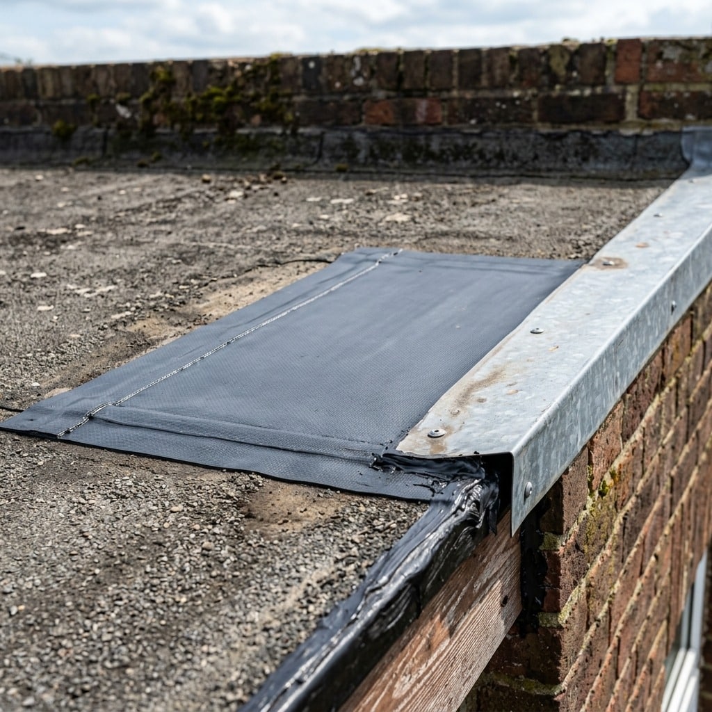 Roof leak repair project